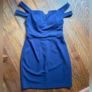 Formal navy short dress
